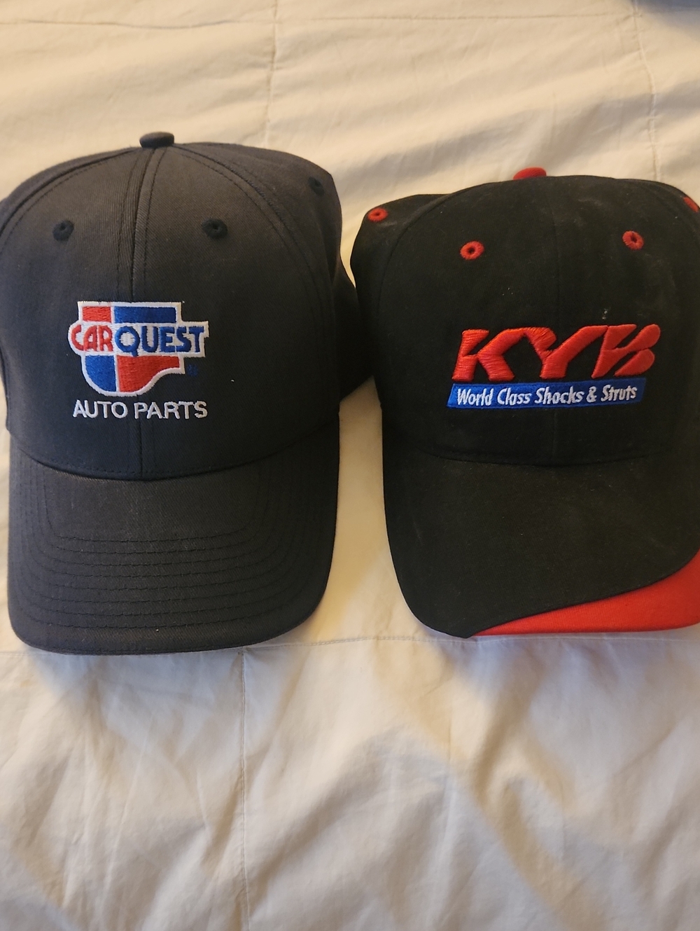 Source Unknown CarQuest & KYB Black and Red Automotive Caps